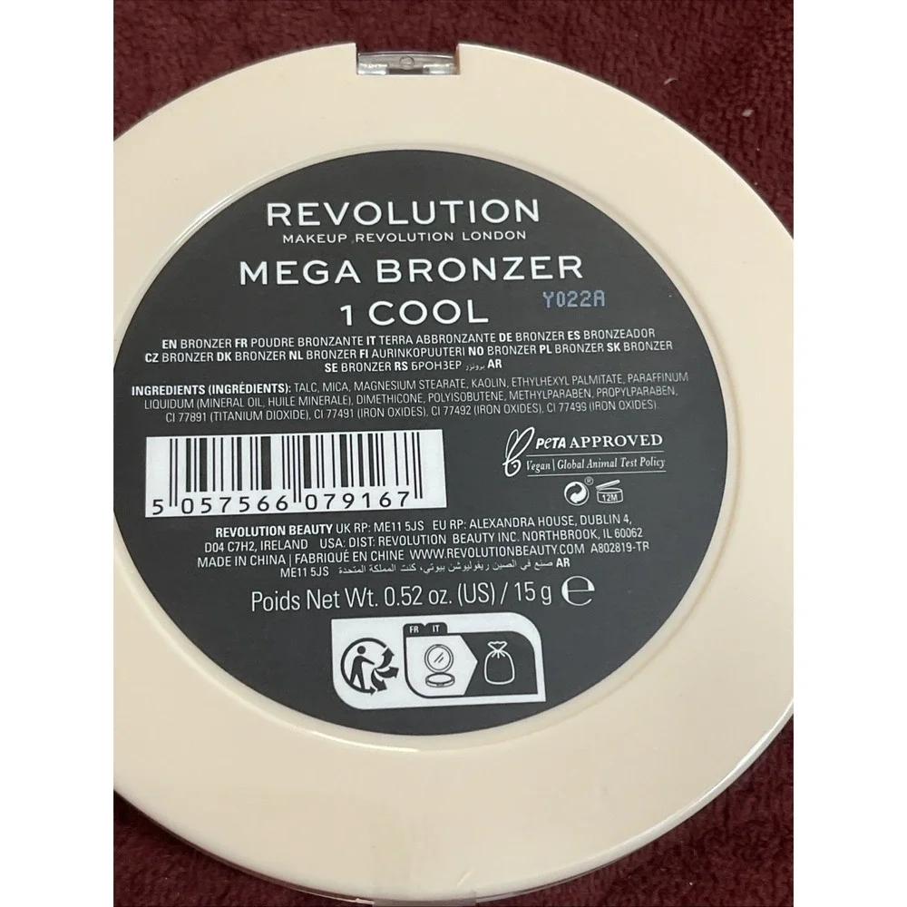 Lot Of 15 REVOLUTUION Makeup Revolution London Mega Bronzer COOL 01 SEALED Gift